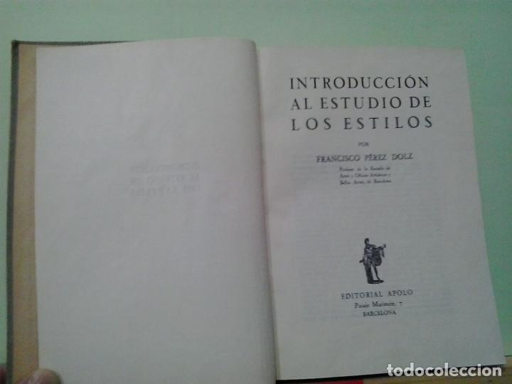 Libros de segunda mano: LMV - Introducci&oacute;n al estudio de los estilos. Francisco P&eacute;rez Dolz - Foto 2
