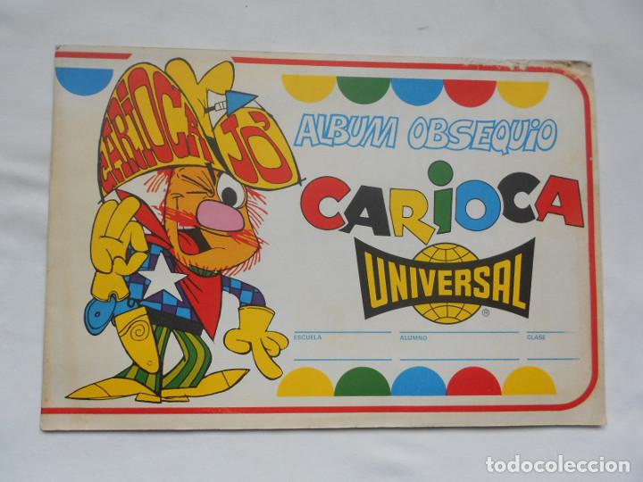 Libros de segunda mano: &Aacute;LBUM OBSEQUIO - CARIOCA UNIVERSAL - A&Ntilde;OS '70