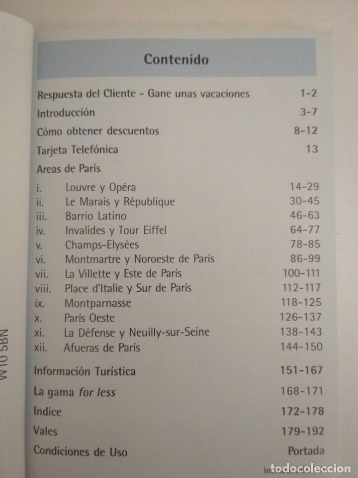 Libros de segunda mano: El libro de bolsillo, Par&iacute;s for less, Travelplan - Foto 3