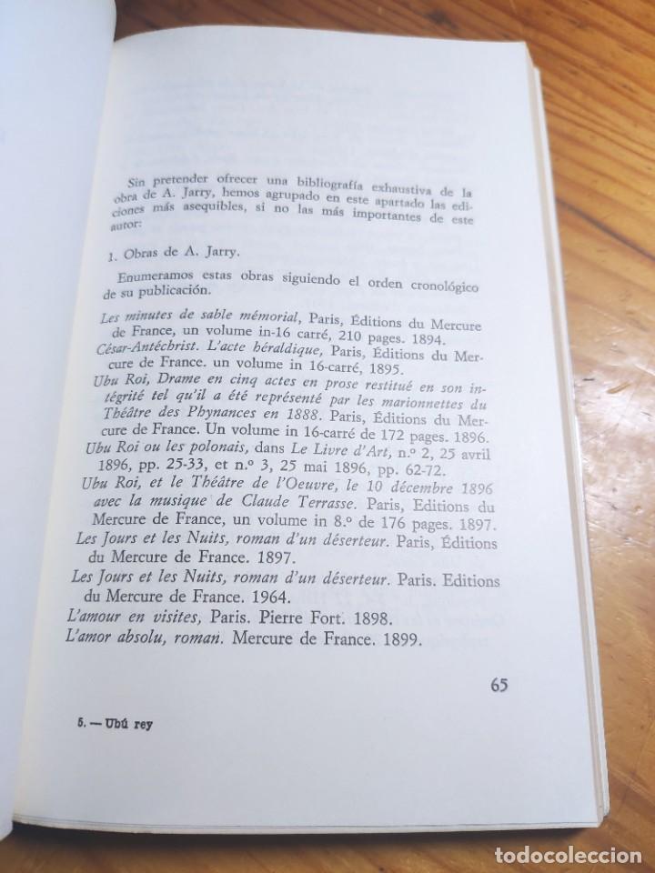 Libros de segunda mano: ALfred Jarry. Ub&uacute; rey. Erasmo extos biling&uuml;es. Bosch - Foto 8