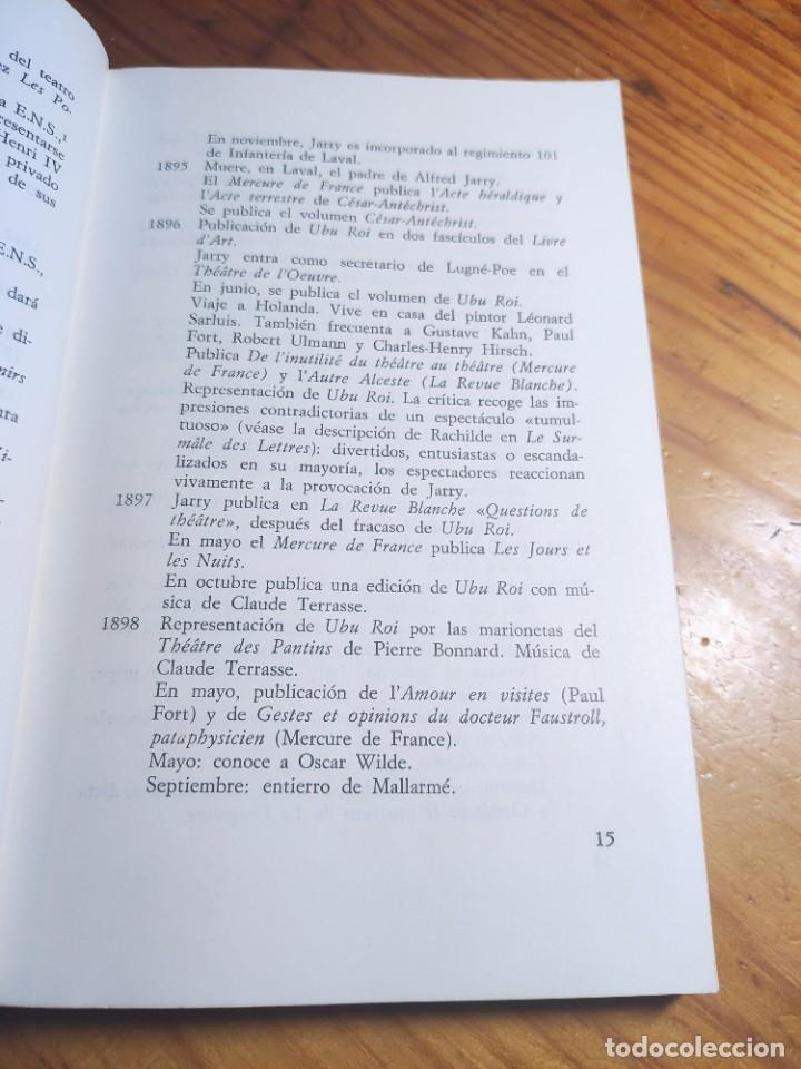 Libros de segunda mano: ALfred Jarry. Ub&uacute; rey. Erasmo extos biling&uuml;es. Bosch - Foto 9