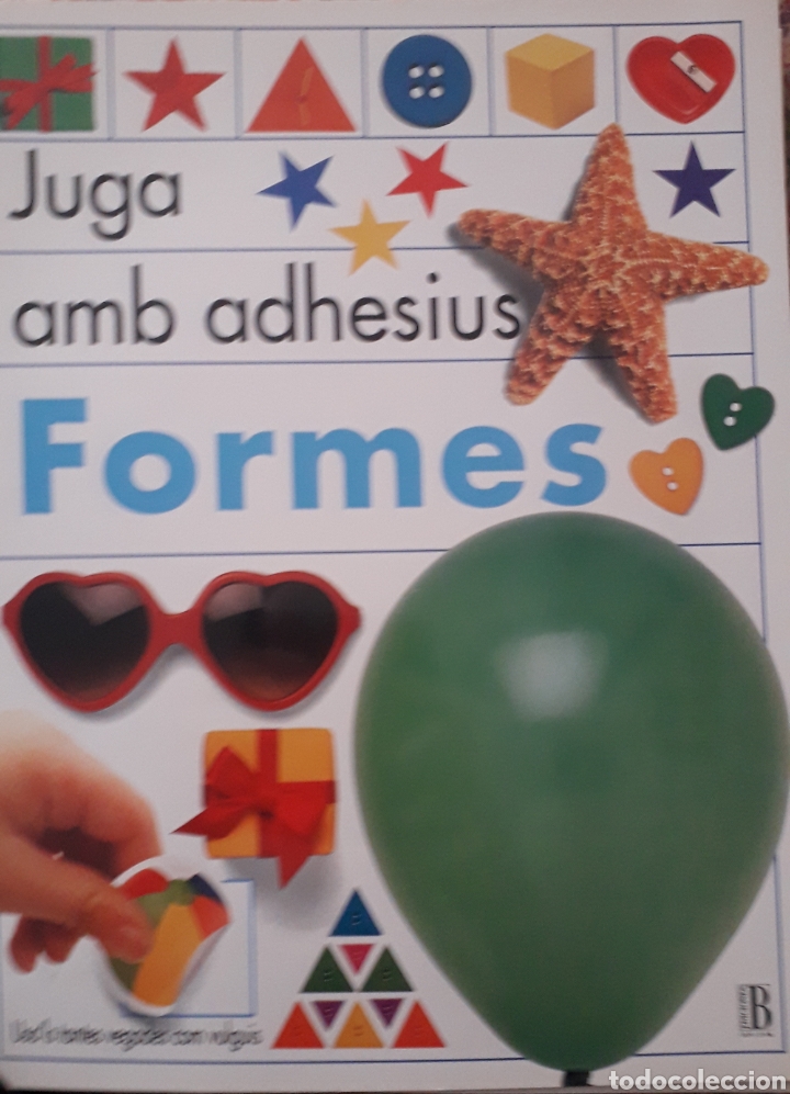 Libros de segunda mano: JUGA AMB ADHESIUS - FORMES - EDICIONS B - Foto 1