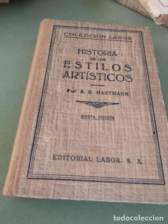 Libros de segunda mano: HISTORIA DE LOS ESTILOS ARTISTICOS - K.D. HARTMANN - EDITORIAL LABOR - Foto 1