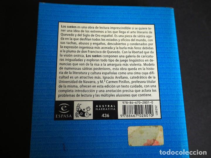 Libros de segunda mano: FRANCISCO DE QUEVEDO . LOS SUE&Ntilde;OS. AUSTRAL NARRATIVA. 2008. - Foto 2