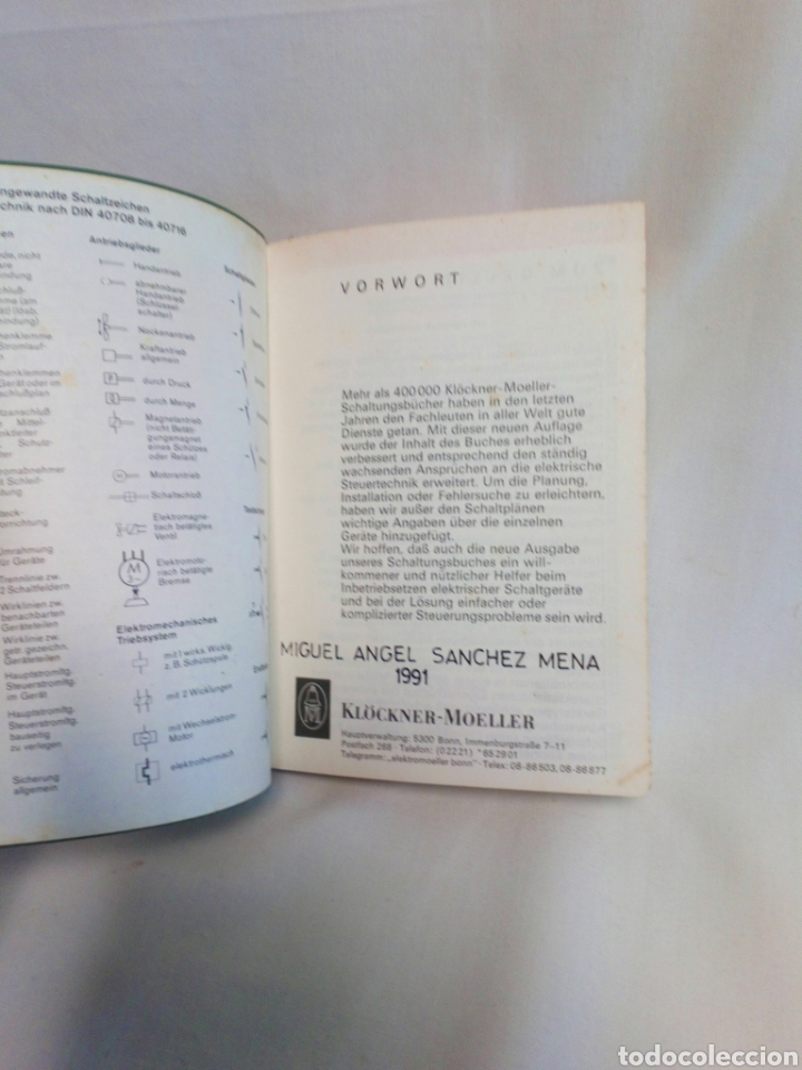 Libros de segunda mano: Manual de esquemas de circuitos kl&ouml;ckner-Moeller en alem&aacute;n - Foto 2