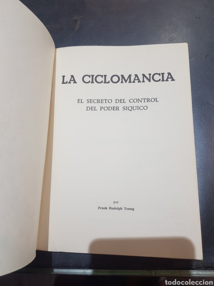 Libros de segunda mano: Libro La CICLOMANCIA secreto del control del poder ps&iacute;quico Frank Rudolph Young - Foto 2