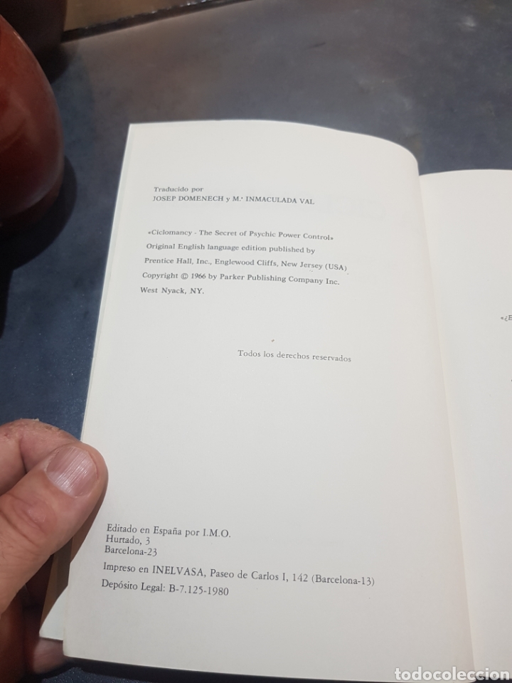 Libros de segunda mano: Libro La CICLOMANCIA secreto del control del poder ps&iacute;quico Frank Rudolph Young - Foto 3