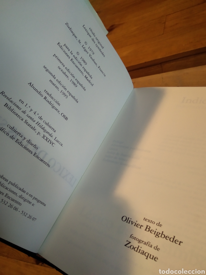 Libros de segunda mano: L&Eacute;XICO DE LOS S&Iacute;MBOLO. EDICIONES ENCUENTRO. BEIGBEDER #4890 - Foto 5