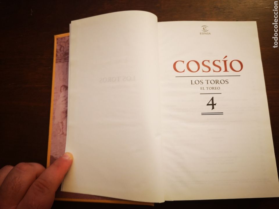 Libros de segunda mano: Coss&iacute;o 4. Los toros. El toreo. Espasa - Foto 6