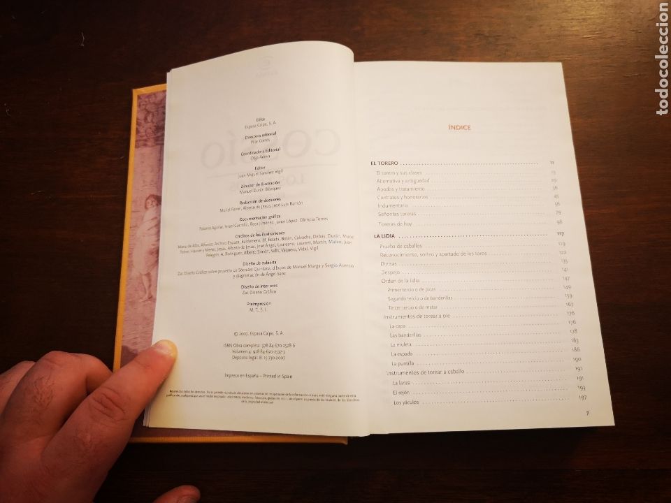 Libros de segunda mano: Coss&iacute;o 4. Los toros. El toreo. Espasa - Foto 7