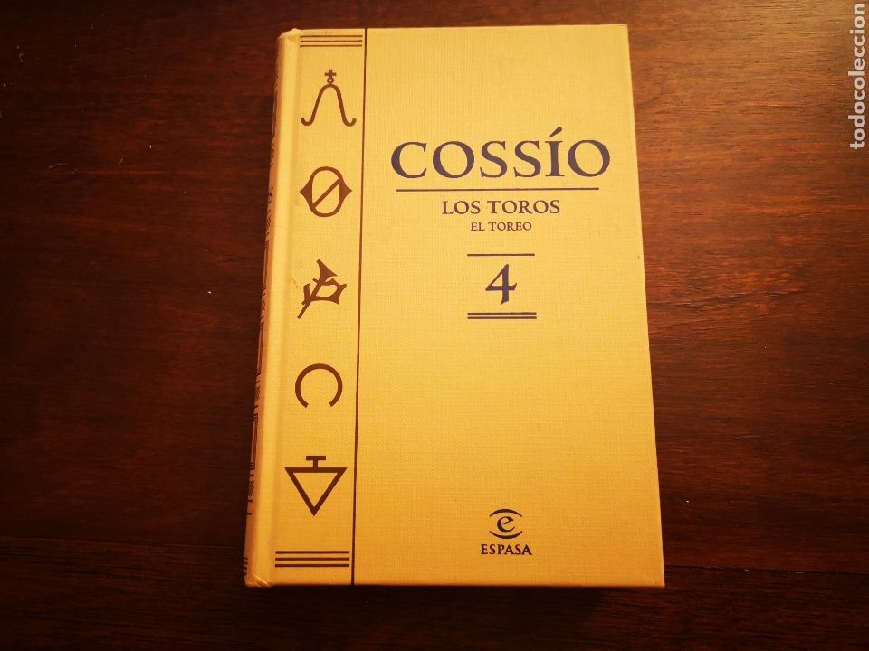 Libros de segunda mano: Coss&iacute;o 4. Los toros. El toreo. Espasa - Foto 1