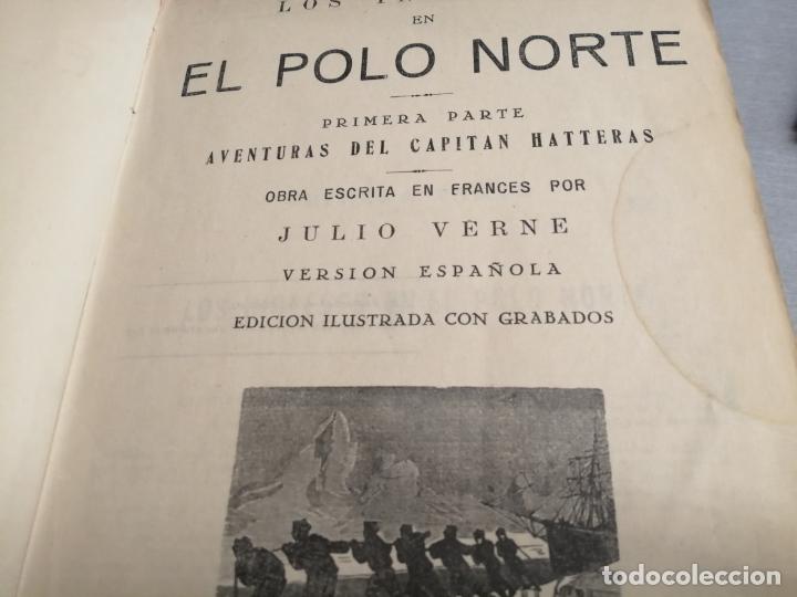 Libros de segunda mano: LOS INGLESES EN EL POLO NORTE / JULIO VERNE / EDITORIAL SAENZ DE JUBERA SIN FECHAR - Foto 2