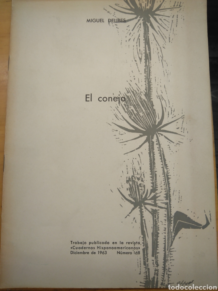 Libros de segunda mano: DELIBES MIGUEL .EL CONEJO - Foto 1