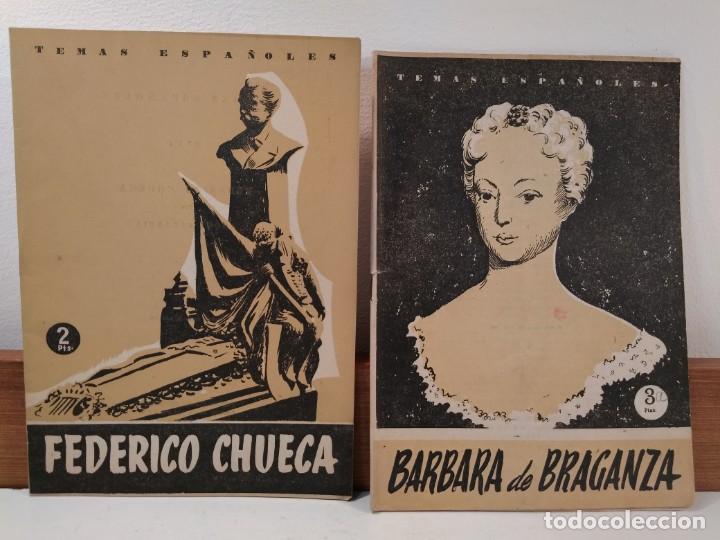 Second hand books: COLECCI&Oacute;N TEMAS ESPA&Ntilde;OLES. N&uacute;meros y t&iacute;tulos: 374: FEDERICO CHUECA. 378: B&Aacute;RBARA DE BRAGANZA.