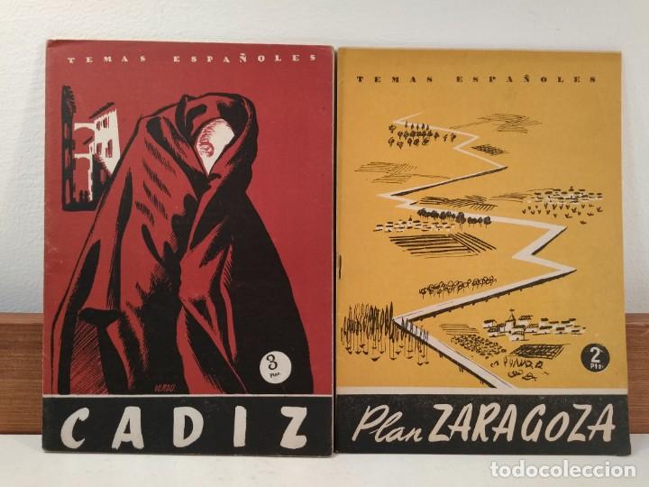 Second hand books: COLECCI&Oacute;N TEMAS ESPA&Ntilde;OLES. Lote con los n&uacute;meros y t&iacute;tulos: 368: C&Aacute;DIZ. 370. PLAN ZARAGOZA.