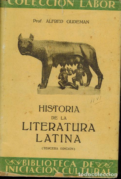 Historia De La Literatura Latina Comprar En Todocoleccion 205099073