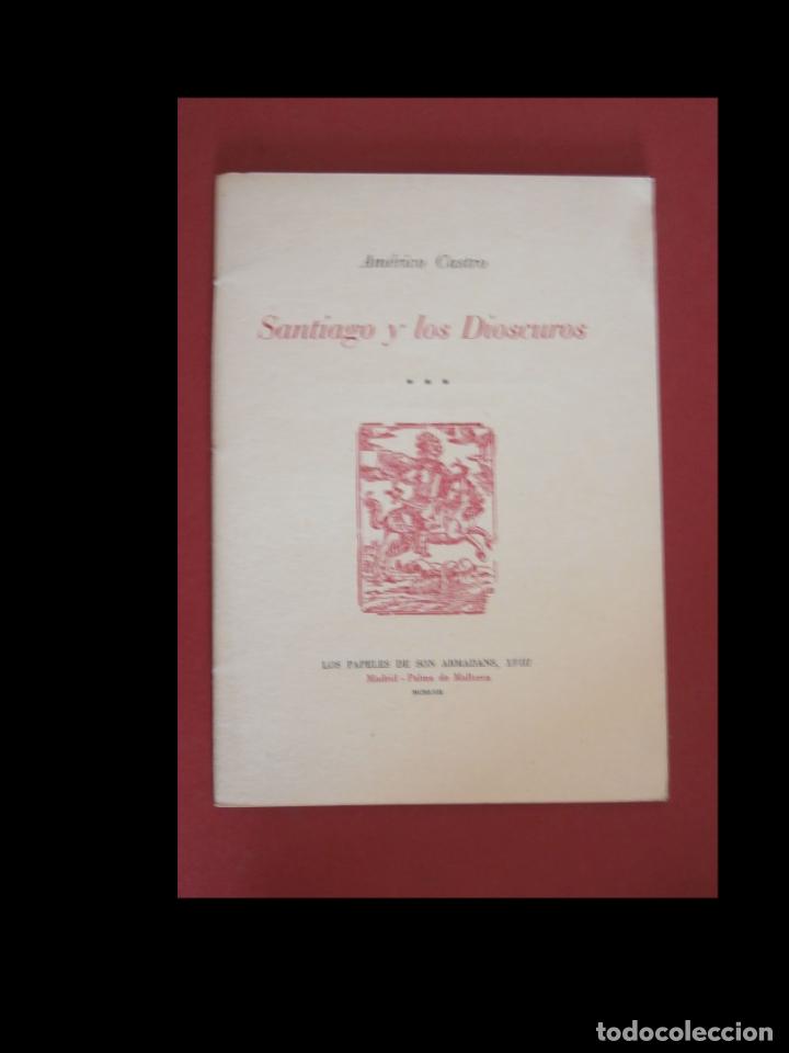 Libros de segunda mano: Santiago y los Dioscuros. Am&eacute;rico Castro - Foto 1