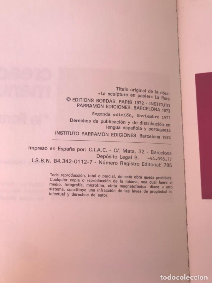 Libros de segunda mano: CREACIONES MANUALES : LA FLORA (PARRAM&Oacute;N, 1980) - Foto 2