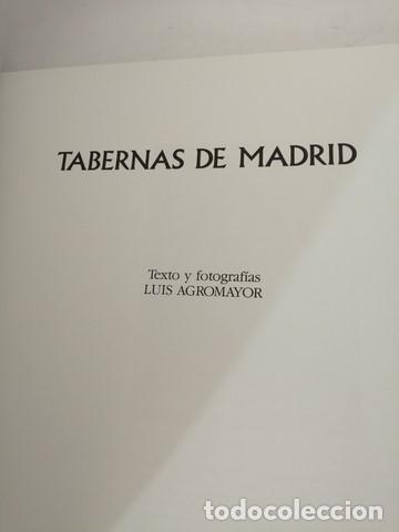 Libros de segunda mano: LUIS AGROMAYOR: Tabernas de Madrid - Foto 6