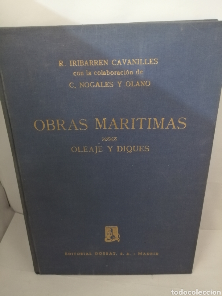 Libros de segunda mano: TRATADO DE OBRAS MARITIMAS: Oleajes y Diques - Foto 1