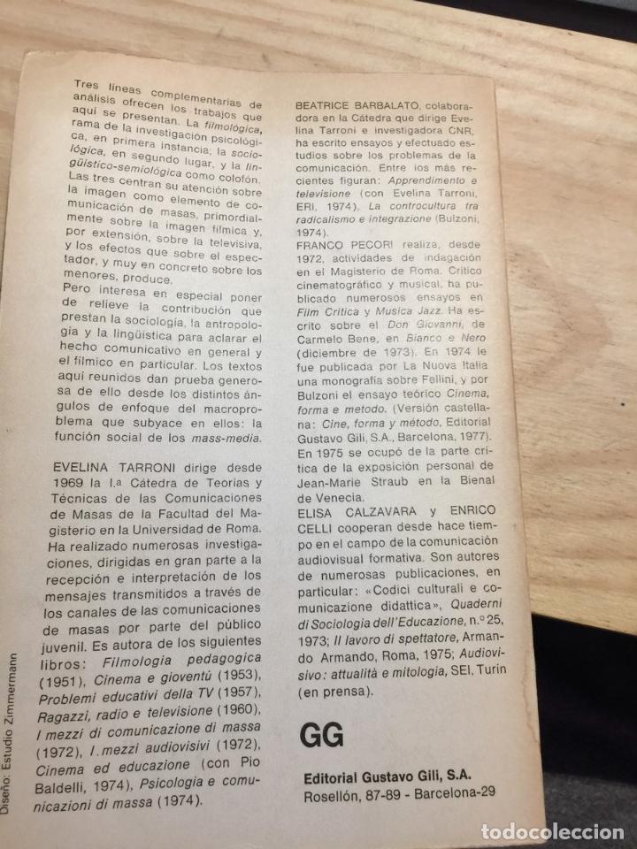Libros de segunda mano: Comunicaci&oacute;n de masas: Perspectivas y m&eacute;todos - E. Tarroni / B. Barbalato / E. Calzavara / E. Celli - Foto 2