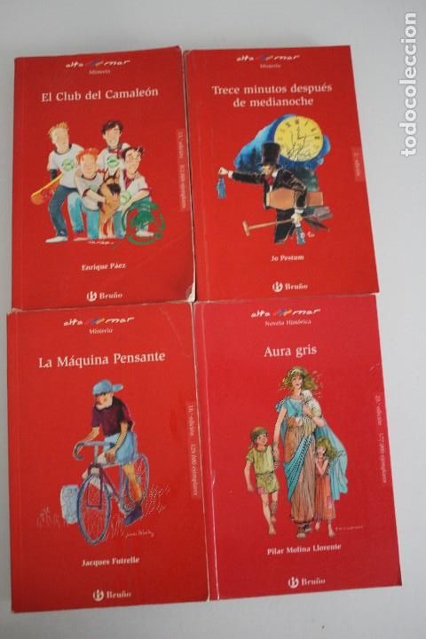 Libros de segunda mano: BRU&Ntilde;O NOVELAS DE MISTERIO E HISTORICA 4 LIBROS - Foto 1