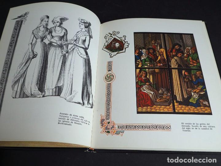 Libros de segunda mano: VIDA Y COSTUMBRES EN LA EDAD MEDIA. VESTIDOS Y COM`PLEMENTOS. SOPENA. 1982. - Foto 5