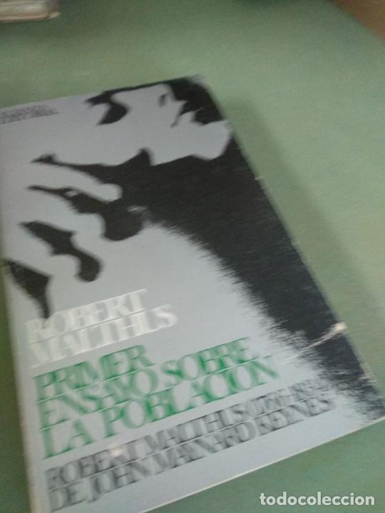 Libros de segunda mano: Primer ensayo sobre la poblaci&oacute;n - Thomas Robert Malthus - Foto 1