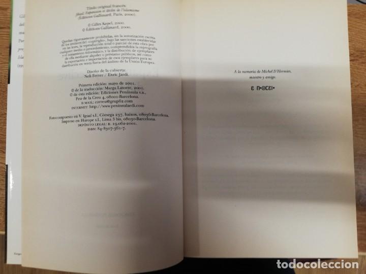 Libros de segunda mano: LA YIHAD. GILLES KEPEL. 1&ordf; Edici&oacute;n - Foto 2