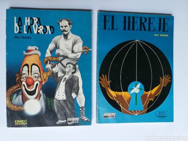 Libros de segunda mano: El hereje y La hora de la verdad Rui Neves .Omec - Foto 1
