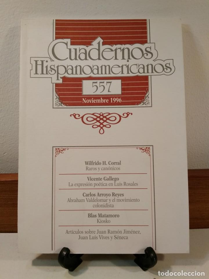 Libros de segunda mano: CUADERNOS HISPANOAMERICANOS 557 Noviembre 1996. - Foto 1