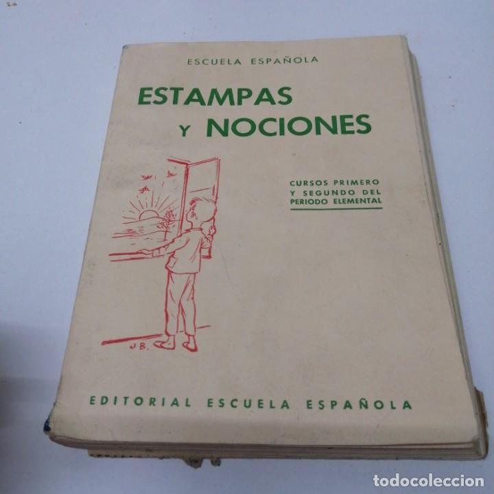 Libros de segunda mano: Libro ESTAMPAS y NOCIONES editorial Escuela Espa&ntilde;ola - Foto 1