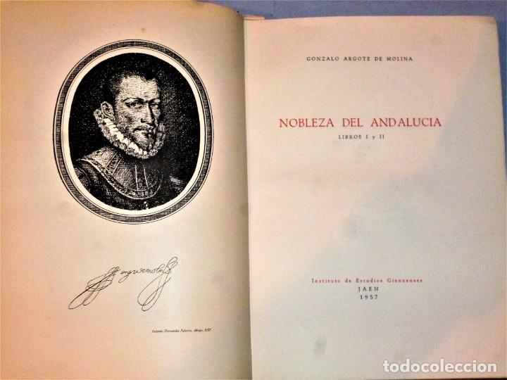 Libros de segunda mano: NOBLEZA DE ANDALUC&Iacute;A. LIBROS I Y II - Foto 5