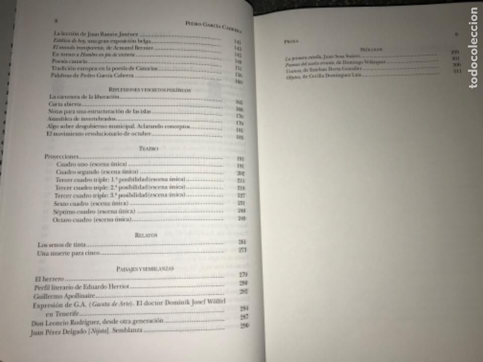 Libros de segunda mano: OBRA SELECTA. PEDRO GARC&Iacute;A CABRERA. 3 VOL&Uacute;MENES. . - Foto 6