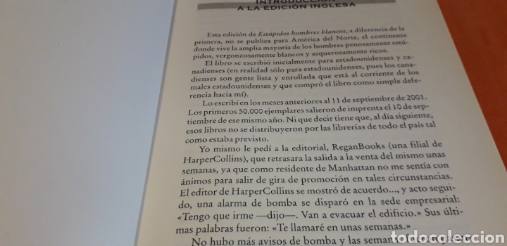 Libros de segunda mano: EST&Uacute;PIDOS HOMBRES BLANCOS, 9&ordf; EDICI&Oacute;N, MICHAEL MOORE, - Foto 2