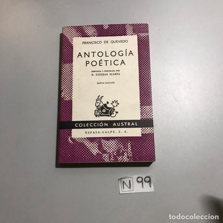 Libros de segunda mano: ANTOLOG&Iacute;A PO&Eacute;TICA - Foto 1