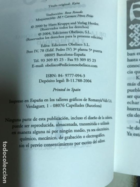 Libros de segunda mano: Kaito. Hans Kruppa. Ediciones Obelisco - Foto 2