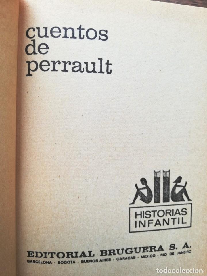 Libros de segunda mano: Libro de cuentos de Perrault, Pulgarcito, El gato con botas y Princesa. - Foto 3