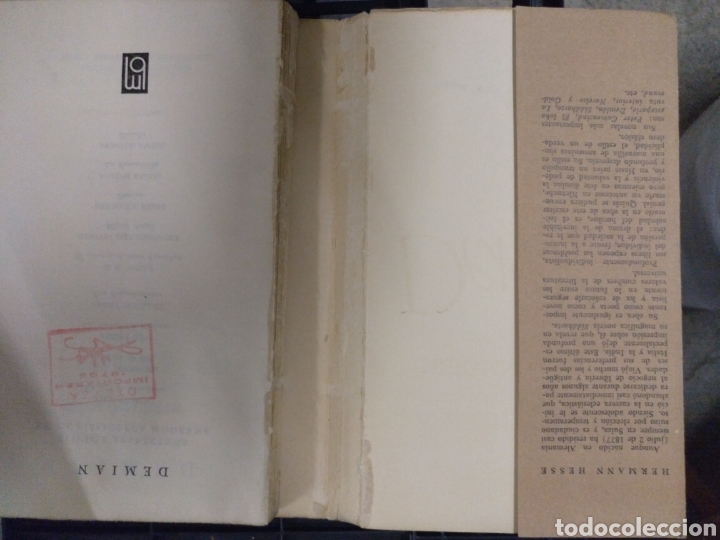 Libros de segunda mano: Demian, de Herman Hesse. Edicion del a&ntilde;o 1946 - Foto 3