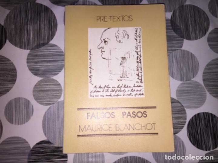 Libros de segunda mano: Falsos pasos. Maurice Blanchot - Foto 1