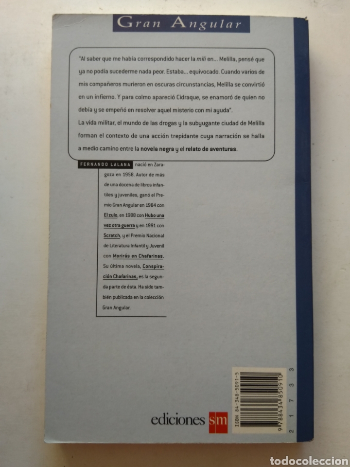 Libros de segunda mano: MORIRAS EN CHAFARINAS/FERNANDO LALANA - Foto 2