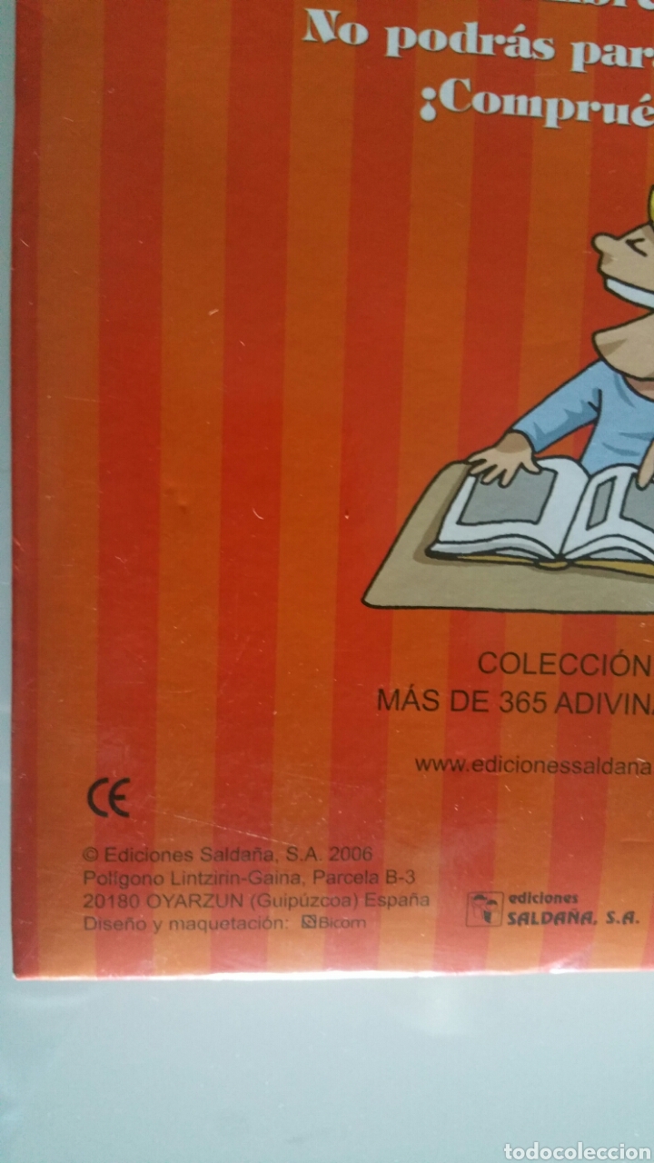 Libros de segunda mano: + de 365 adivinanzas. Ediciones Salda&ntilde;a, s.a. 2006 - Foto 4