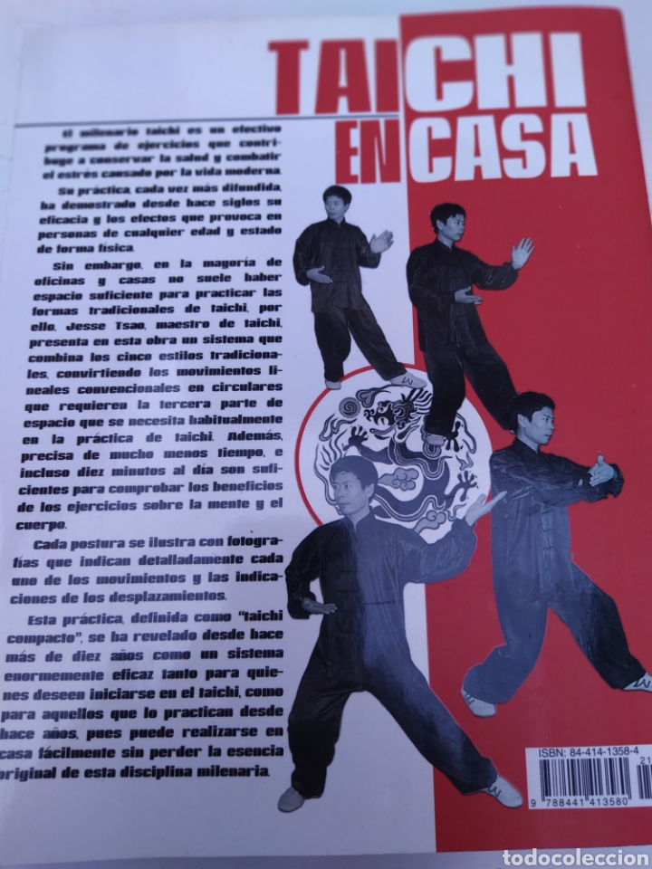 Libros de segunda mano: Taichi en casa Jesse Tsao Edaf 2003 - Foto 2
