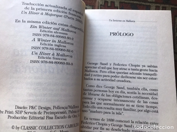 Libros de segunda mano: Un invierno en Mallorca. George Sand - Foto 2
