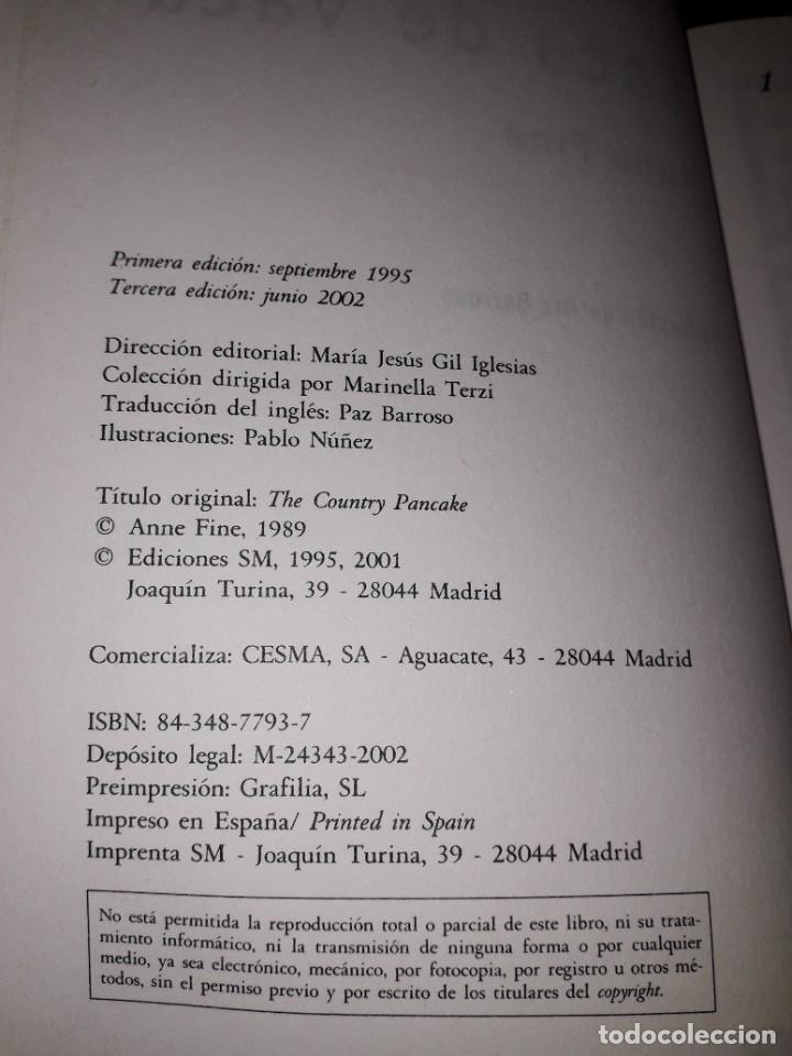 Libros de segunda mano: LIBRO 2166 CACA DE VACA ANNE FINE EL BARCO DE VAPOR SM - Foto 2