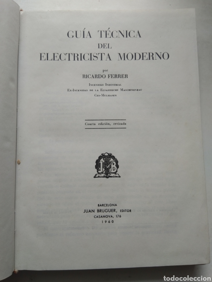 Libros de segunda mano: MANUAL DEL ELECTRICISTA MODERNO/RICARDO FERRER - Foto 3