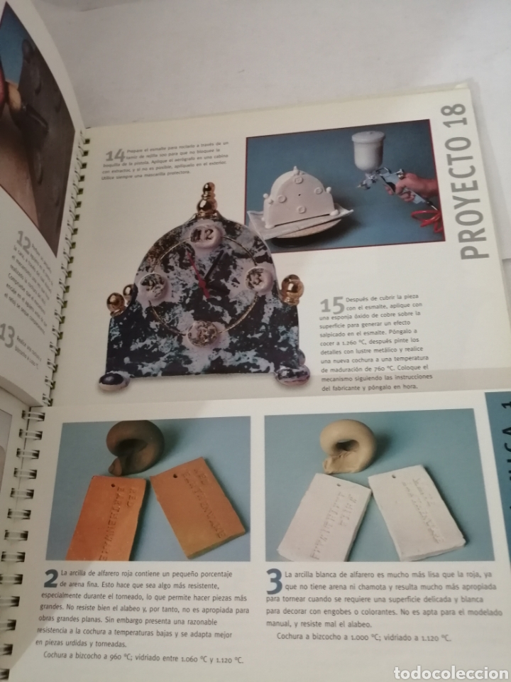 Libros de segunda mano: CER&Aacute;MICA. DOS LIBROS EN UNO: T&eacute;cnicas que se adaptan a sus dise&ntilde;os. Proyectos para practicar e inspi - Foto 3
