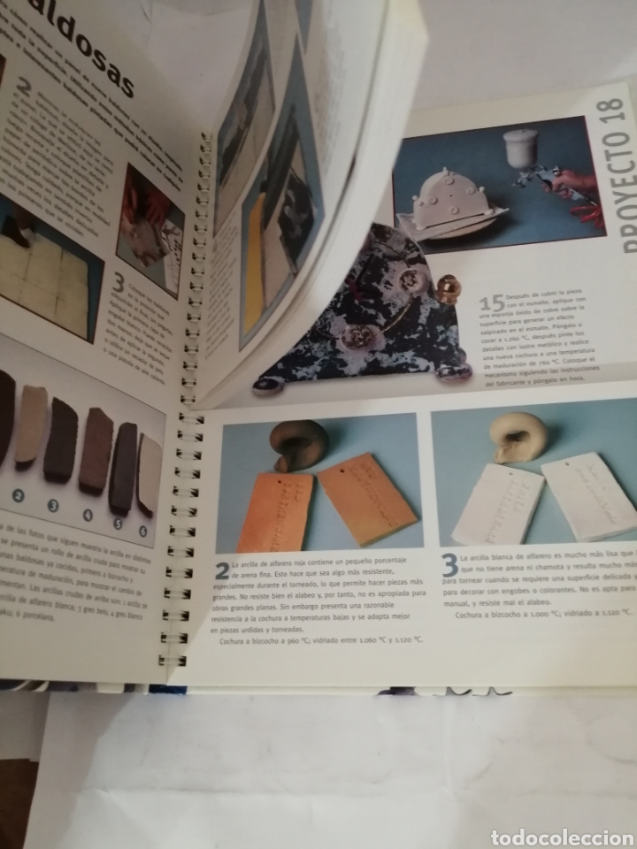 Libros de segunda mano: CER&Aacute;MICA. DOS LIBROS EN UNO: T&eacute;cnicas que se adaptan a sus dise&ntilde;os. Proyectos para practicar e inspi - Foto 6