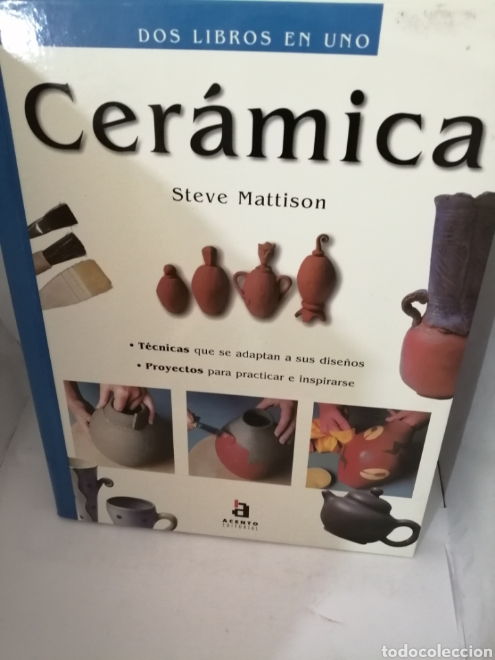 Libros de segunda mano: CER&Aacute;MICA. DOS LIBROS EN UNO: T&eacute;cnicas que se adaptan a sus dise&ntilde;os. Proyectos para practicar e inspi - Foto 1