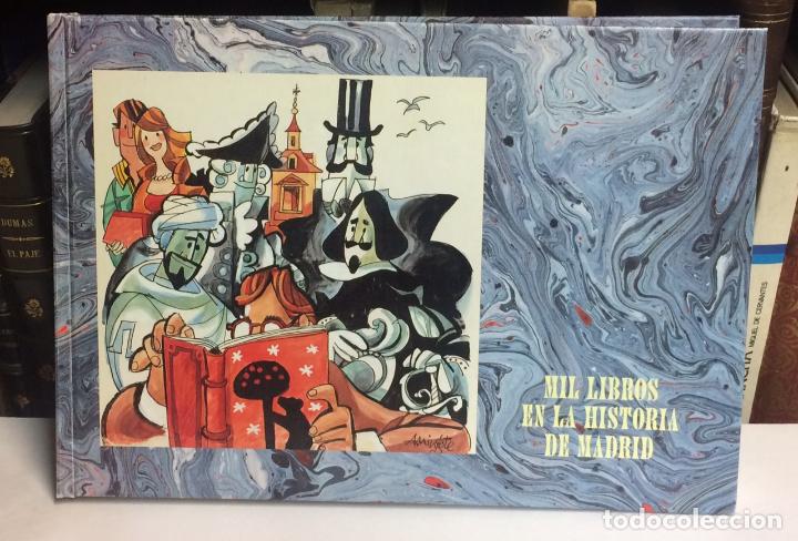 Libros de segunda mano: A&Ntilde;O 1993 - MIL LIBROS EN LA HISTORIA DE MADRID - CAT&Aacute;LOGO EXPOSICI&Oacute;N BIBLIOGRAF&Iacute;A PORTADA MINGOTE